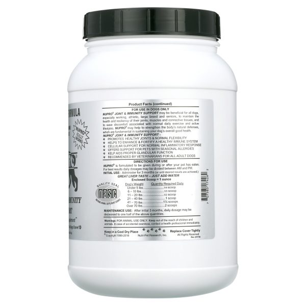 Nupro Joint Immunity Support Dog Health Supplement 5 lbs. - Image 3